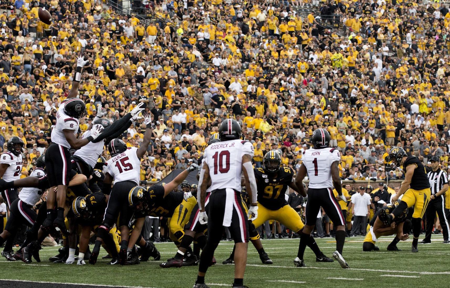University South Carolina vs University of Missouri